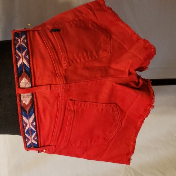 Red short shorts - Picture 3 of 5